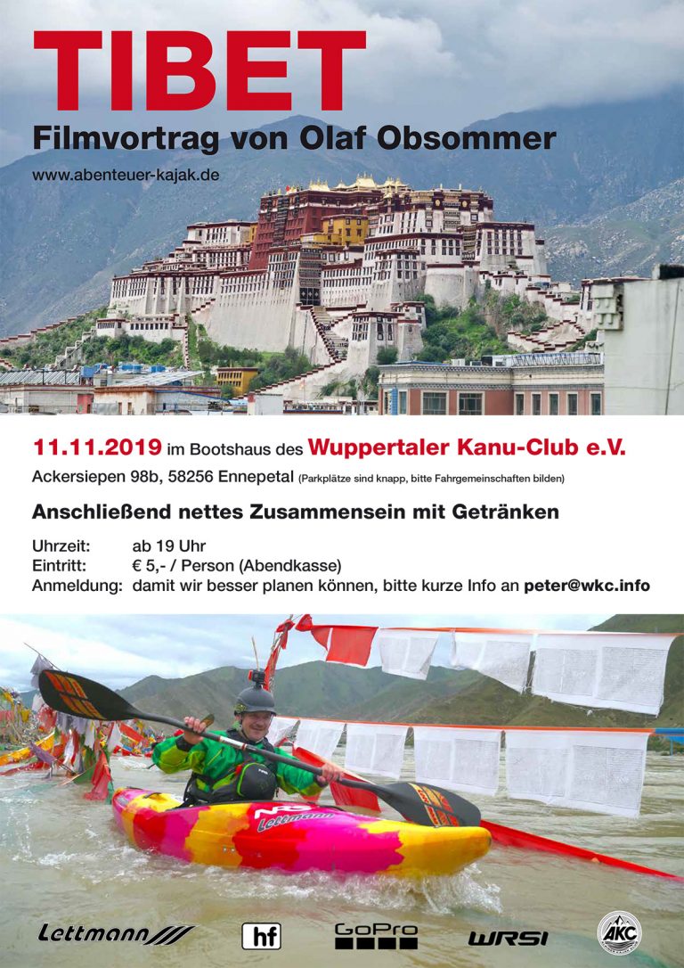 Paddeln in Tibet: Filmvortrag von und mit Olaf Obsommer